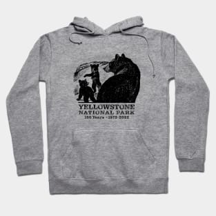 Yellowstone National Park 150 Years Bears Hoodie